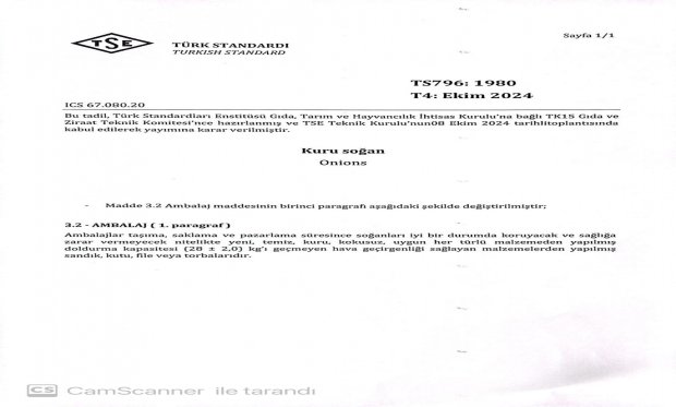 TÜRK STANDARDLARI ENSTİTÜSÜ 